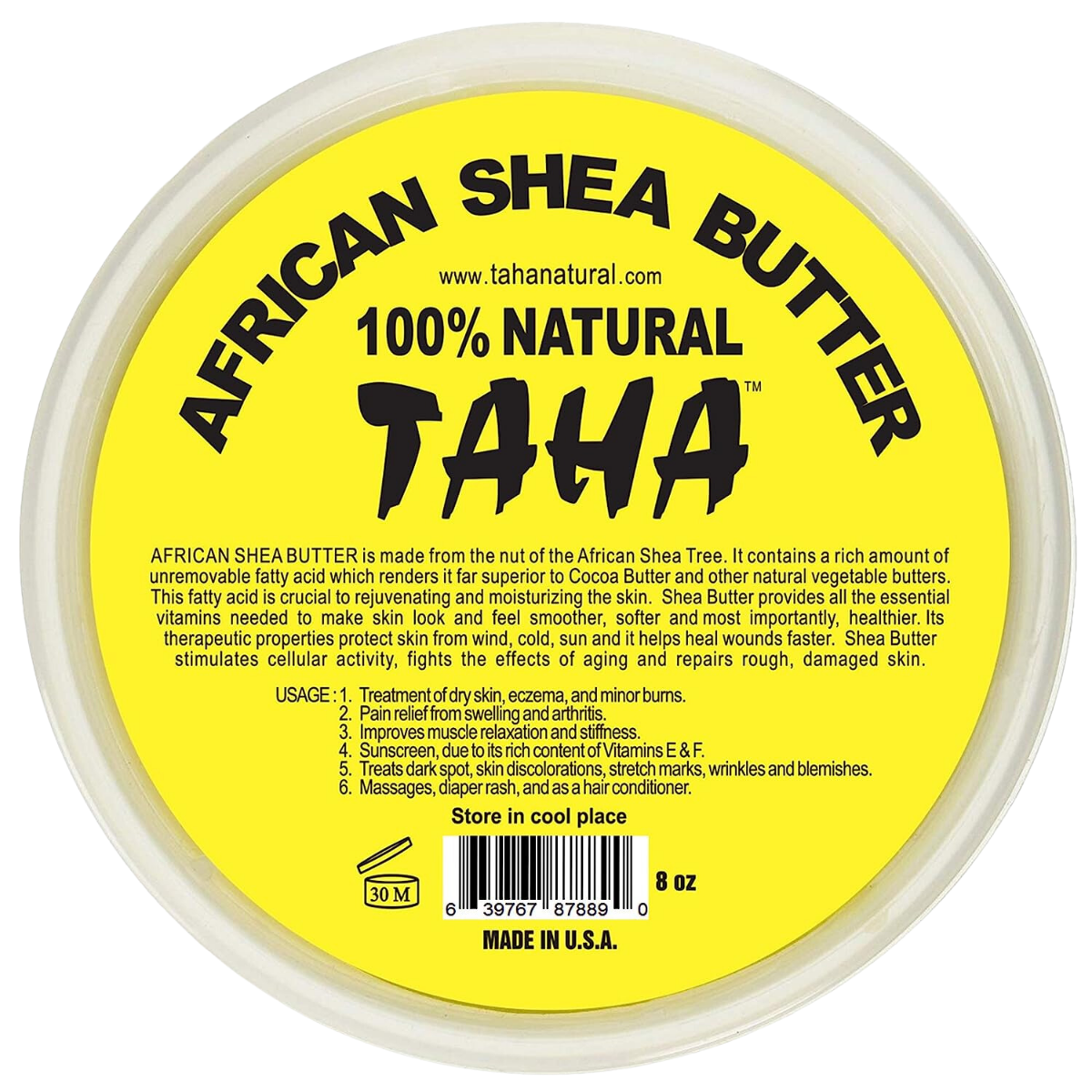 Manteca de Karité ORGÁNICA taha 8 onzas african shea butter natural Comprar en tienda onlineshoppingcenterg Colombia centro de compras en linea osc1